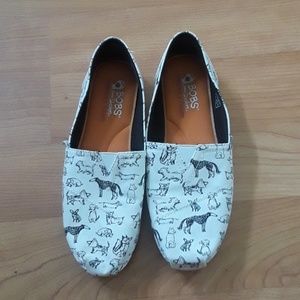 Bobs by sketchers memory foam dog lover flats